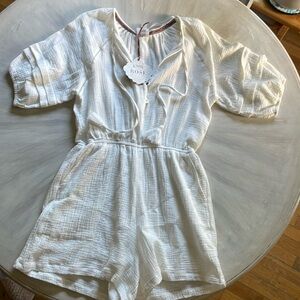 Women’s white romper